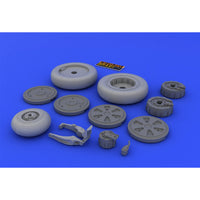 MiG-21 wheels 1/48