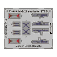 MiG-21 seatbelts STEEL 1/72