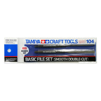 Tamiya Basic File Set (Smooth Double Cut) 3 Pcs