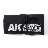 AK WEATHERING PENCILS FULL RANGE CLOTH CASE