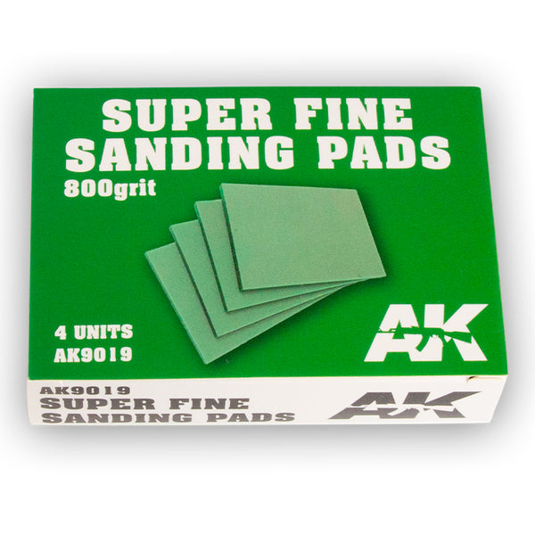 SUPER FINE SANDING PADS 800 GRIT. 4 UNITS