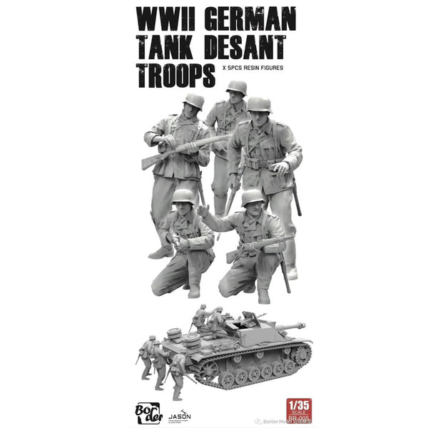 WWII German Tank Desant Troops 1/35