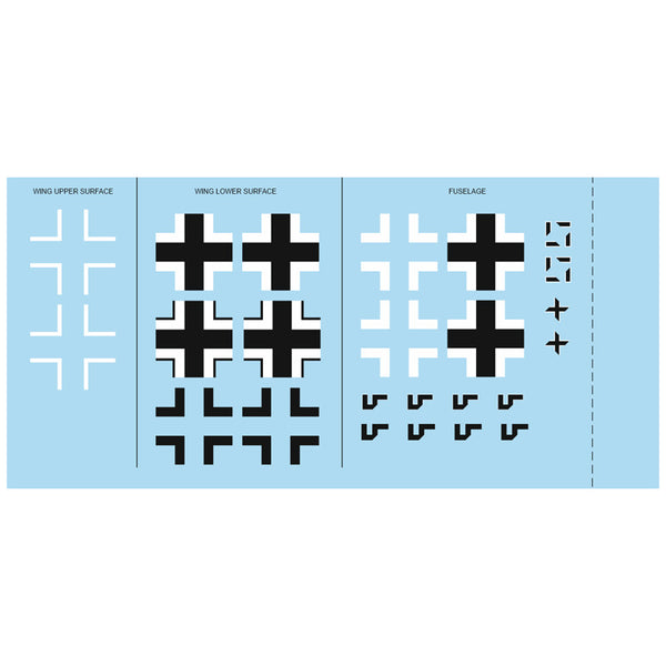 Bf 109G-6 national insignia 1/48