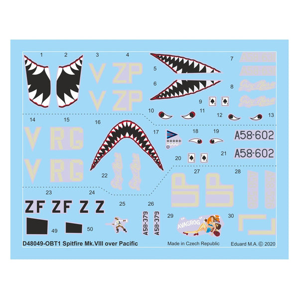 Spitfire Mk. VIII over Pacific 1/48