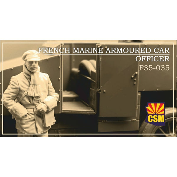 French marine armoured car officer 1/35