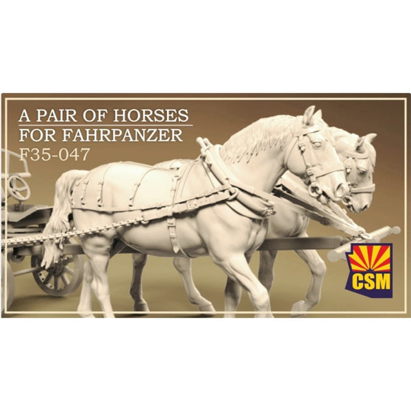 A pair of horses for Fahrpanzer 1/35