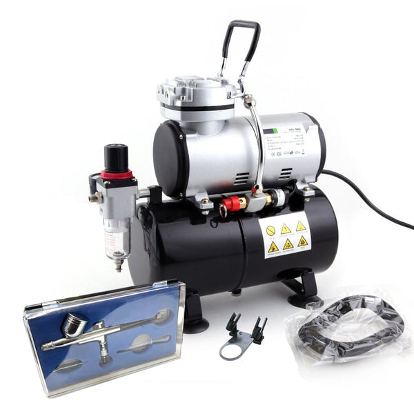 Fengda Airbrush Set FD-186K(AS-186K) with compressor FD-186, Airbrush BD-130 and accessories