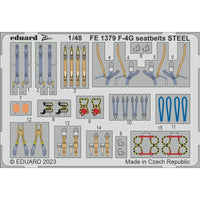 F-4G seatbelts STEEL 1/48