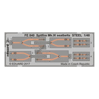 Spitfire Mk. IX seatbelts STEEL 1/48