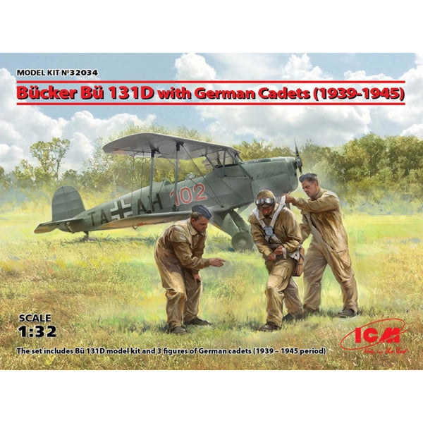 Bücker Bü 131D w/German Cadets (1939-1945) 1/35