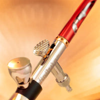 Harder & Steenbeck INFINITY 2024 CR plus 2 in 1 double action airbrush 0.25 + 0.44mm with 2ml cup and 4ml cup