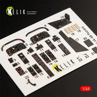 IA-58 Pucara interior 3D decals for Kinetic kit 1/48