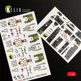 F-4G interior 3D decals for Meng kit 1/48