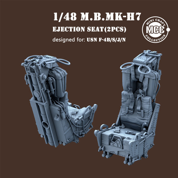 M.B MK.H7 Ejection Seats-navy type (2pcs) 1/48