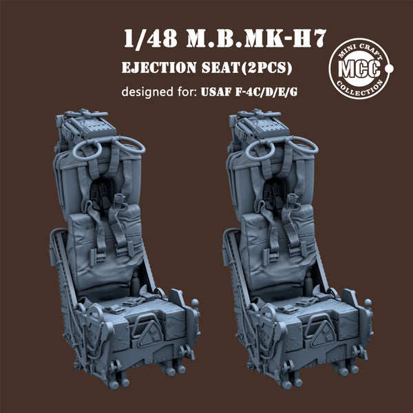 M.B MK.H7 Ejection Seats-air force type (2pcs) 1/48