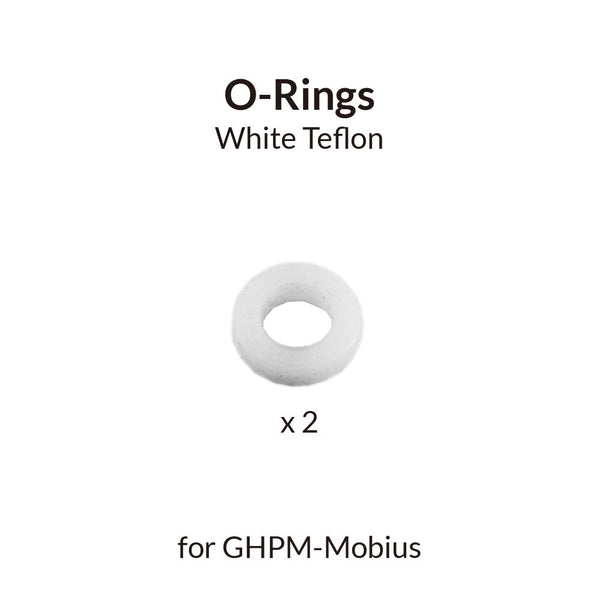 Premium Mobius Series White O-Rings for Nozzle