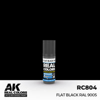 RC804 Flat Black RAL 9005 17ml