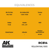 RC814 Yellow RAL 1003 17ml