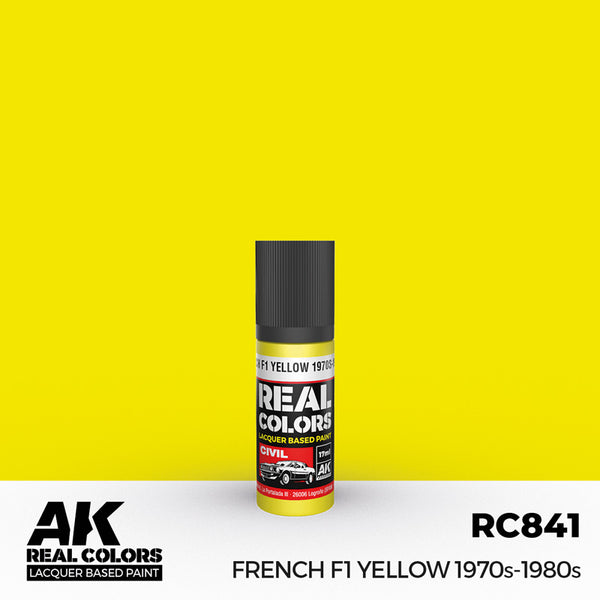 RC841 French F1 Yellow 1970s-1980s 17ml