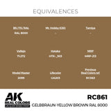 RC861 Gelbbraun-Yellow Brown RAL 8000 17ml