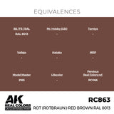 RC863 Rot (Rotbraun)-Red Brown RAL 8013 17ml