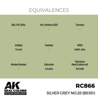 RC866 Silver Grey No.28 (BS381) 17ml