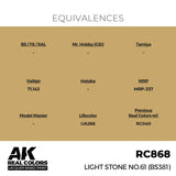 RC868 Light Stone No.61 (BS381) 17ml