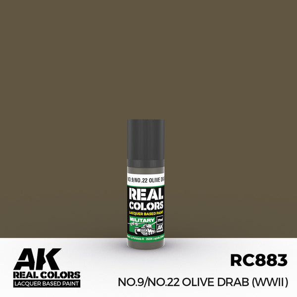 RC883 No.9/No.22 Olive Drab (WWII) 17ml