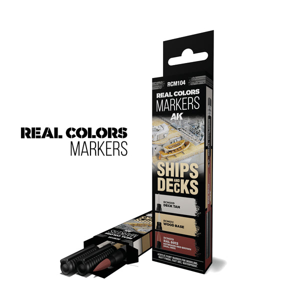 AK SHIPS AND DECKS – RC MARKERS SET