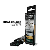 AK WWII AXIS AIRCRAFT SQUIGGLE CAMOUFLAGE COLORS – RC MARKERS SET