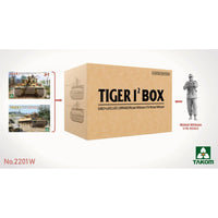 Tiger I (2) Box 2 kits 1/35 & 1/16 Wittman figure