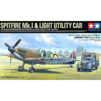 Supermarine Spitfire Mk.I & Light Utility Car 10HP Tilly Set 1/48