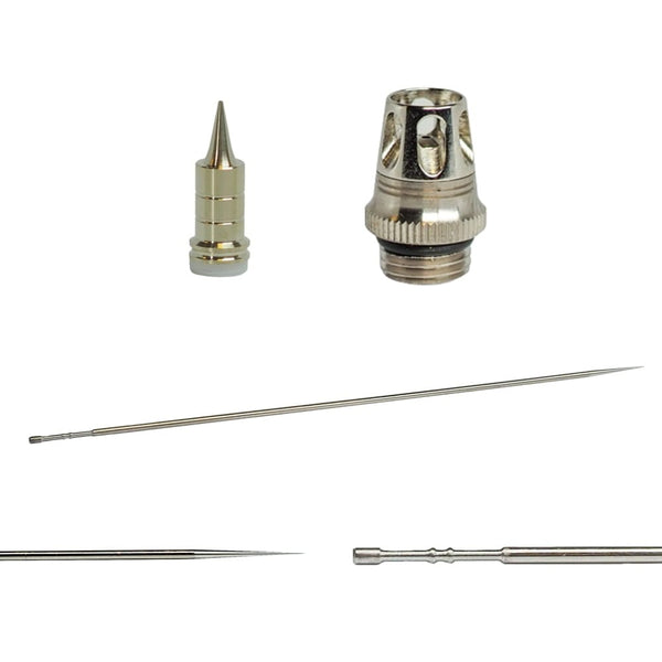 HARDER & STEENBECK 123703 - 0,2 mm nozzle conversion set for H&S airbrushes