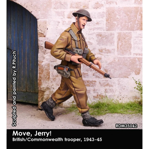 British, Commonwealth trooper, 1943-45, Resin Figure 1/35