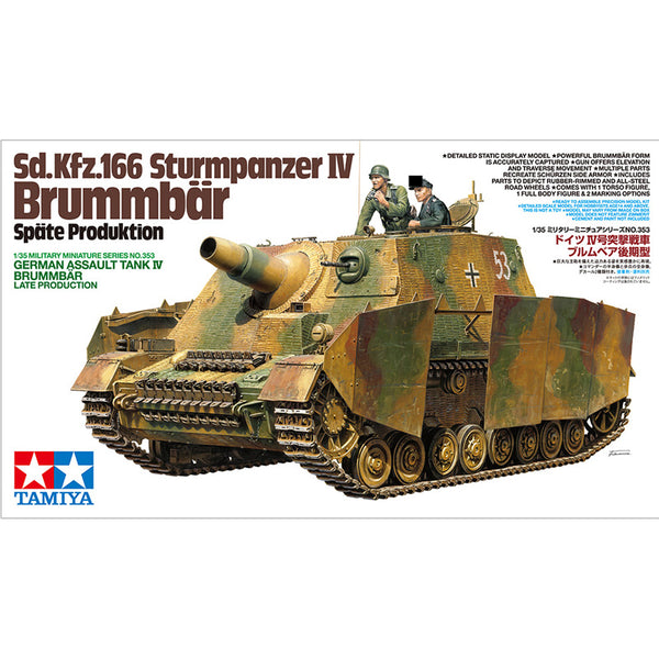 Sd.Kfz.166 Sturmpanzer IV Brummbar Late Production - 2 figures 1/35